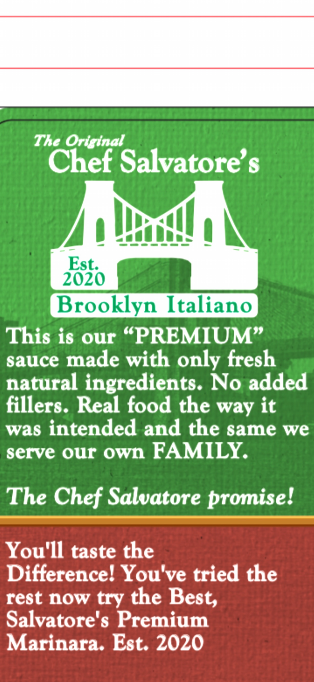 Salvatore's Premium Marinara