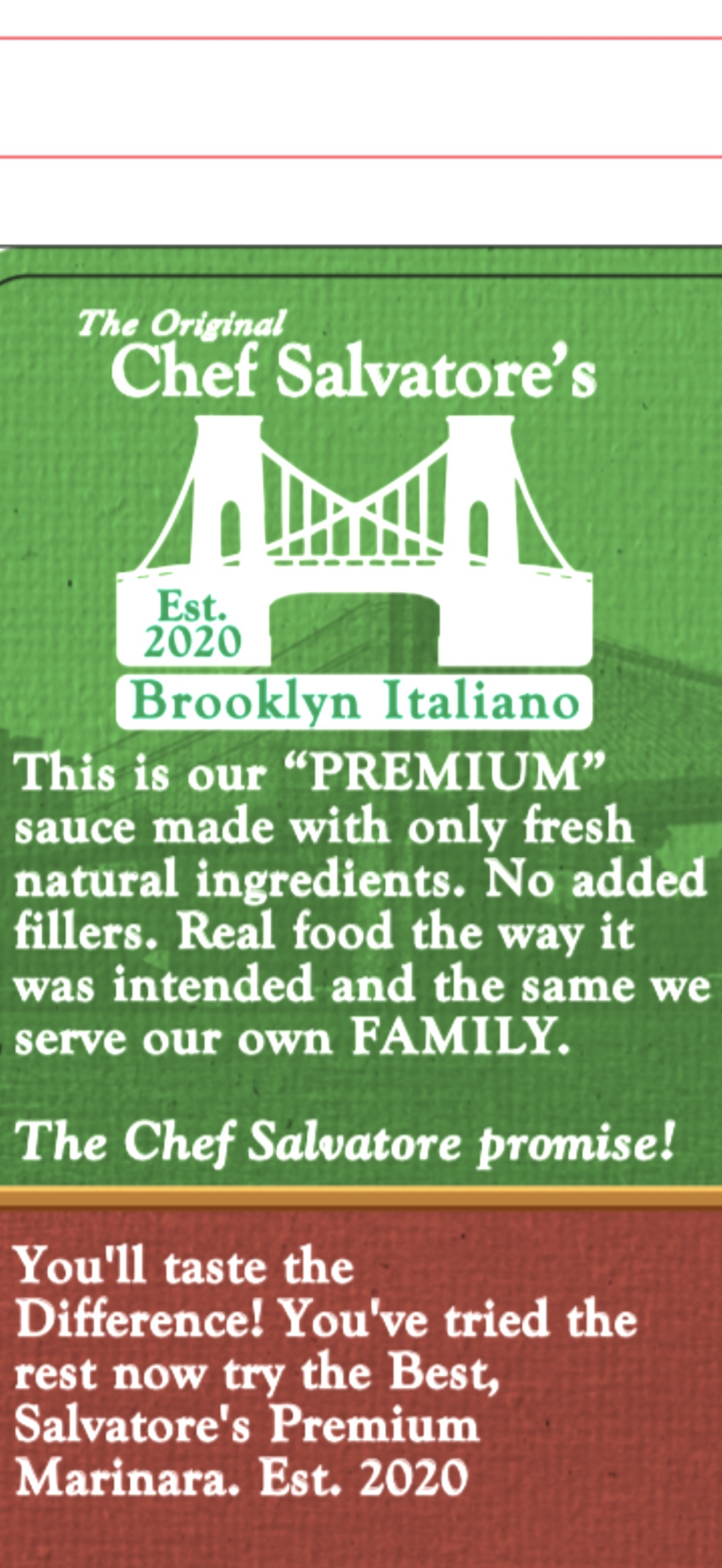 Salvatore's Premium Marinara